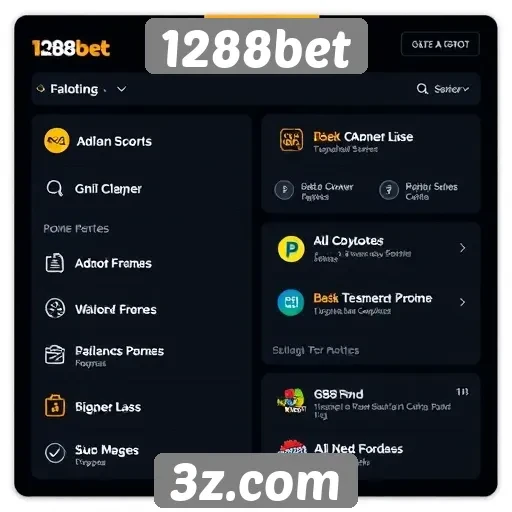 Recursos principais do site 1288bet para apostadores